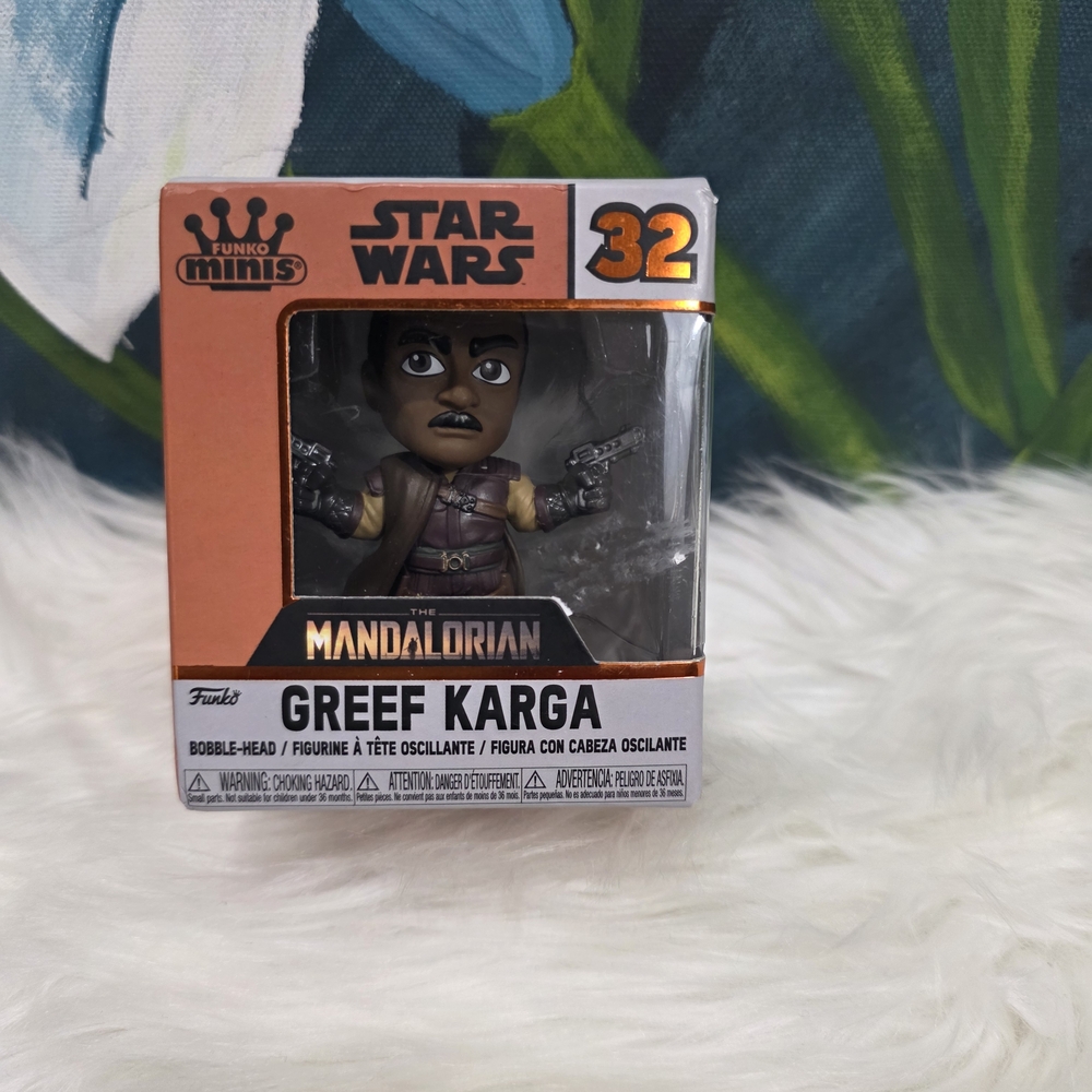 Funko Minis Star Wars The Mandalorian #32 Greef Karga - Orange Box